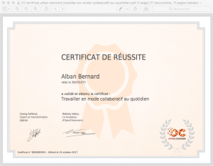 01 certificat_alban-bernard_travailler-en-mode-collaboratif-au-quotidien 100%